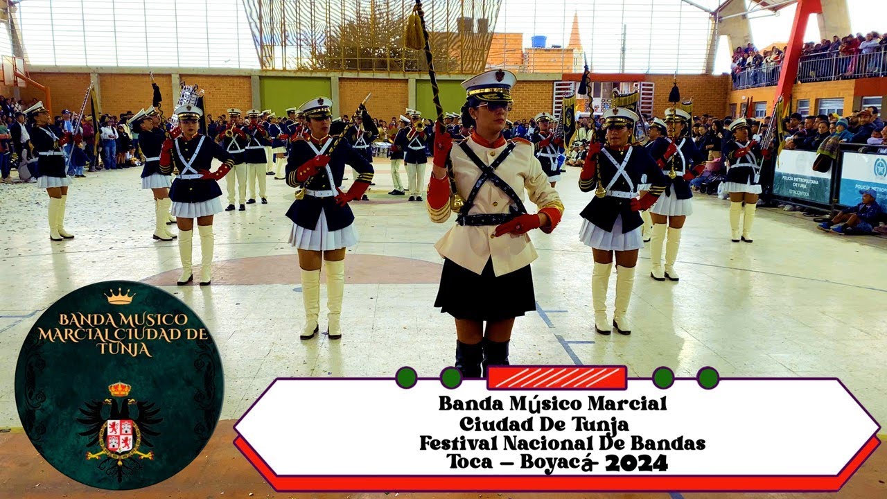 Banda Músico Marcial   Ciudad De Tunja - Presentación Especial Ante El Jurado - Toca - Boyacá 2024