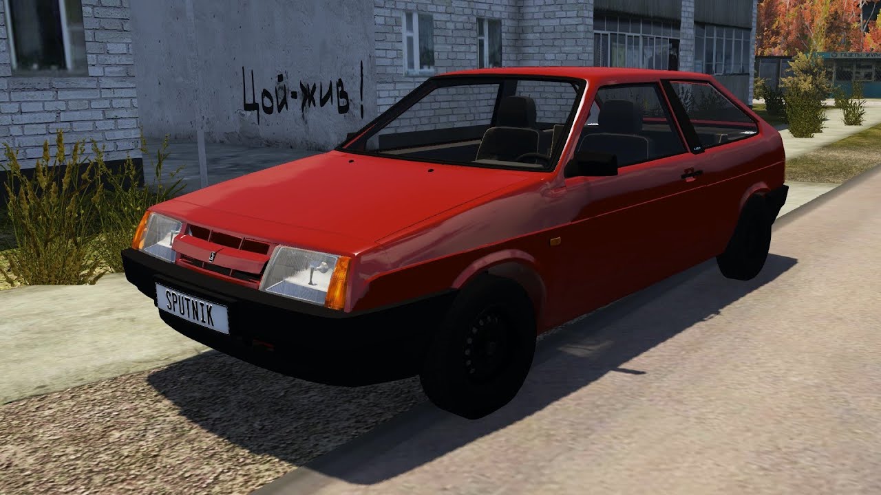 BeamNG.drive - VAZ 2108 / LADA Sputnik 1984 - Car Show Test Drive Crash . 4K 60fps.