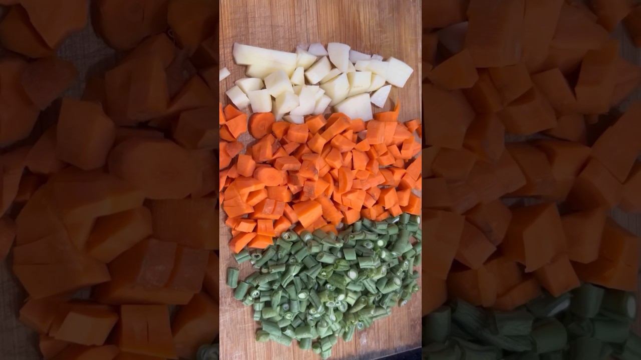 Potato beans carrot fry recipe 