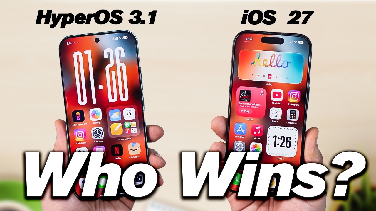 HyperOS 3.1 vs iOS 27 - I Tested Every Animation (Shocking Result)