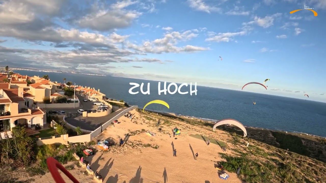 Gleitschirm K&uuml;stensoaring in Santa Pola