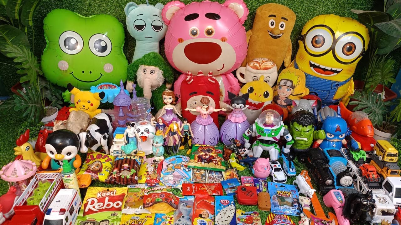 Hunting Eskrim Masak Masakan Dokteran Permen Yupi Baby Shark Marsha and TheBear Bebek Ikan koi124