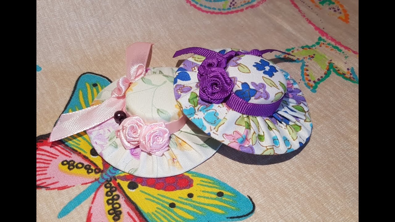 DIY Cappello - spilla / DIY hat - brooch #cucitocreativo #faidate #minidollhat