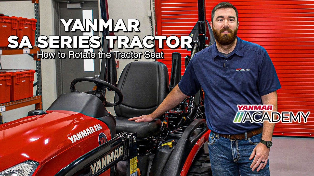 Yanmar SA Series Tractors Seat Rotation
