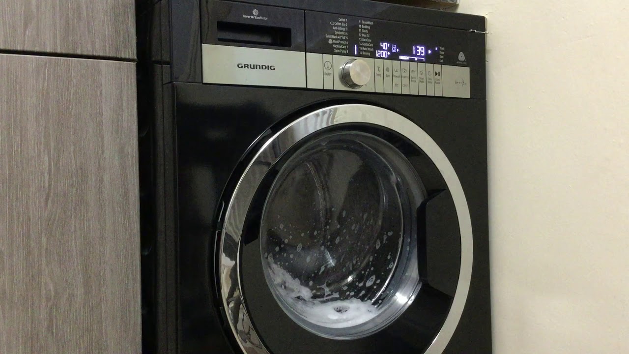 Grundig Washing Machine - Cotton Cycle 40C