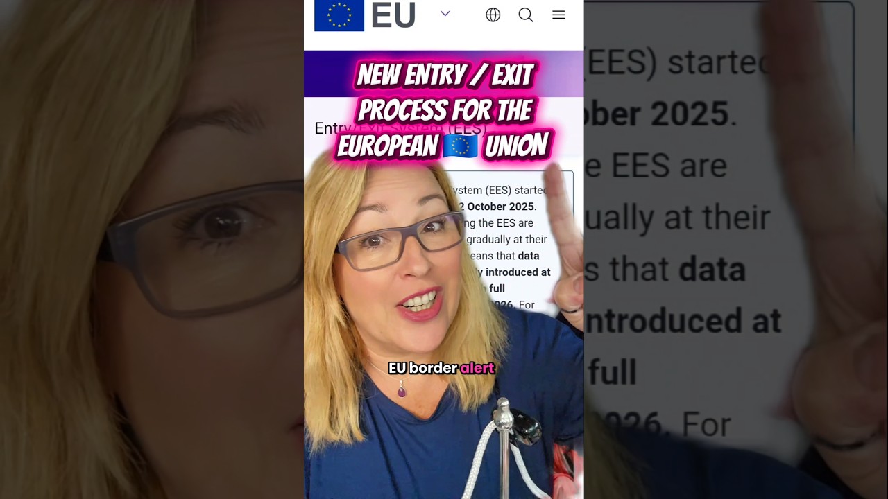 New EU entry/exit system EES is here, charging the border crossing process forever! #etias #ees #EU