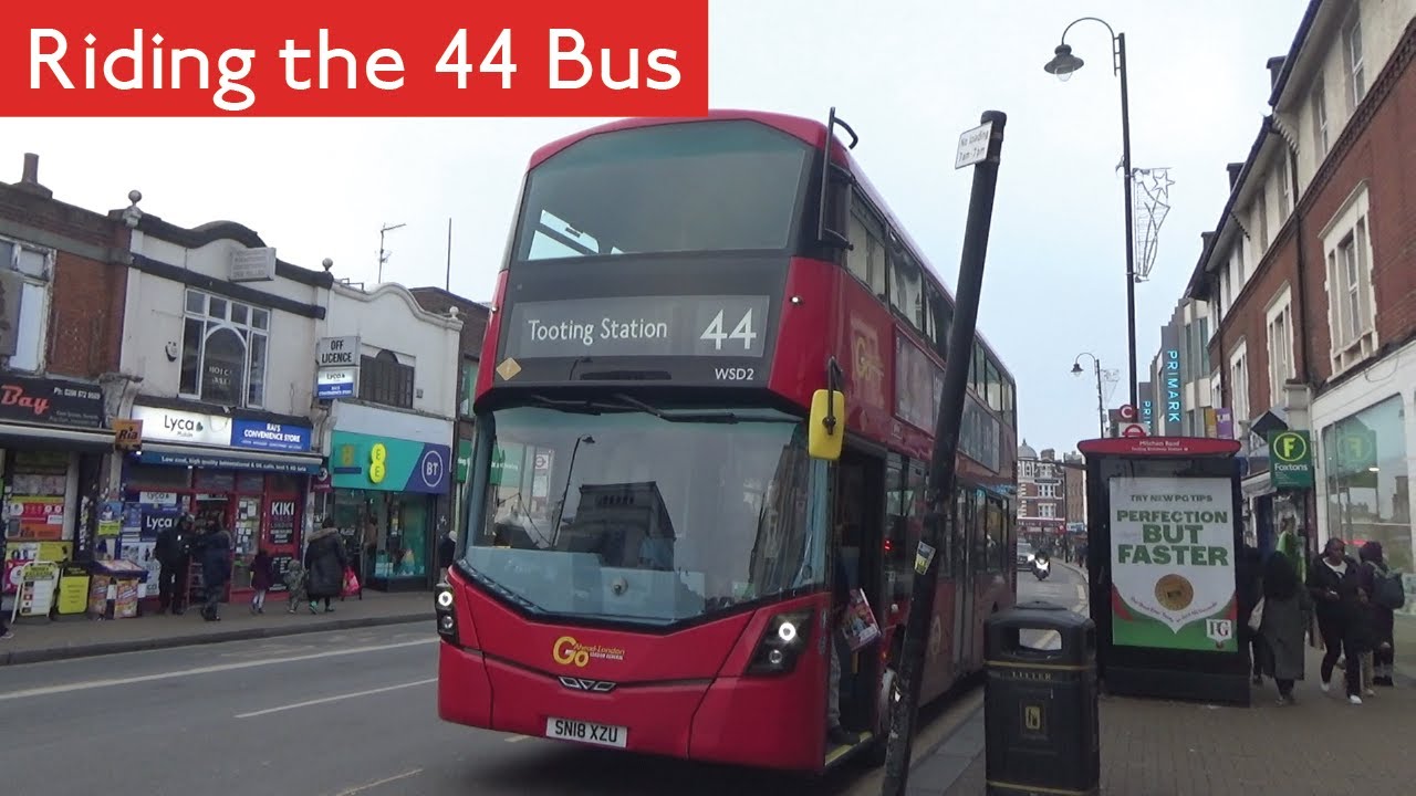 (Full Route) Riding The 44 Bus From Victoria To Tooting Station