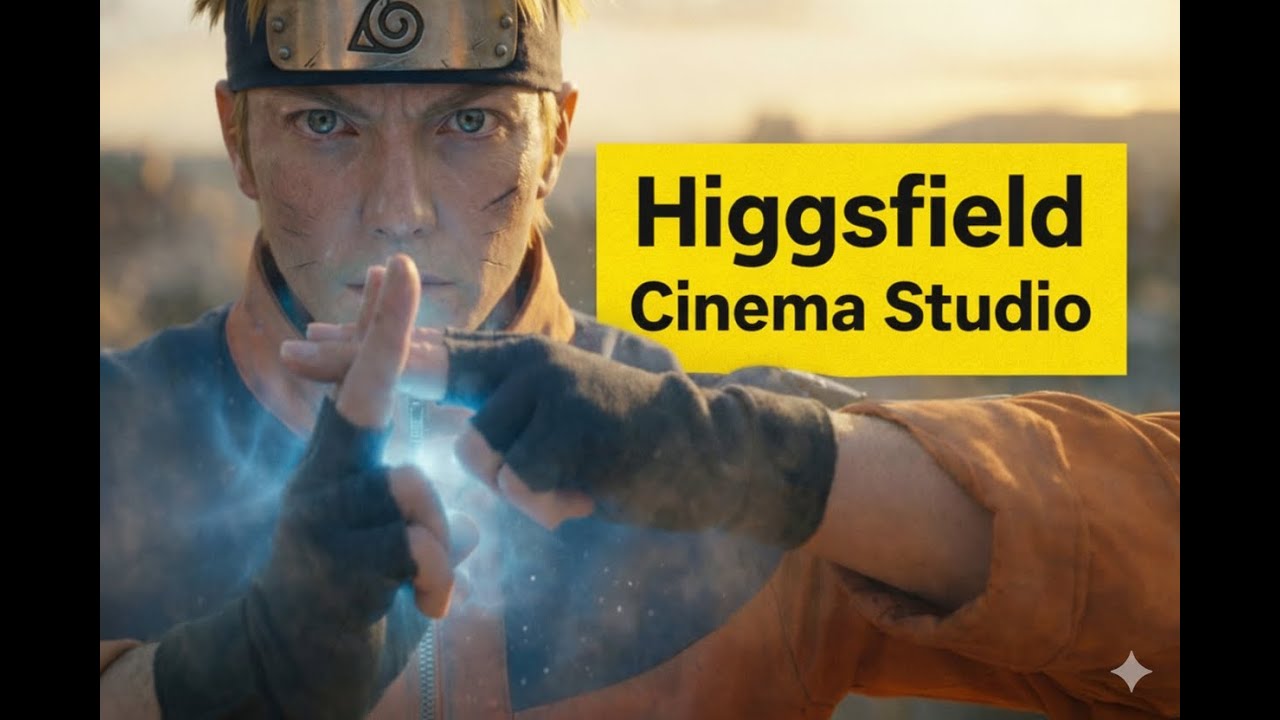 I Made a Naruto Live-Action Teaser with AI (Higgsfield Cinema Studio)