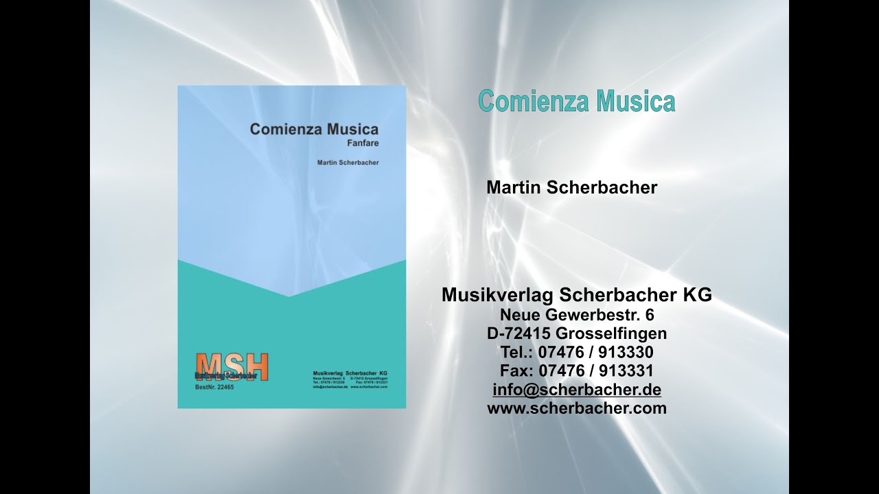 Comienza Musica | Musikverlag Scherbacher