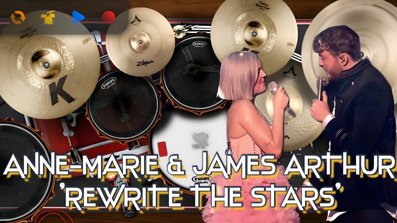 Anne-Marie & James Arthur - Rewrite The Stars Drum Cover
