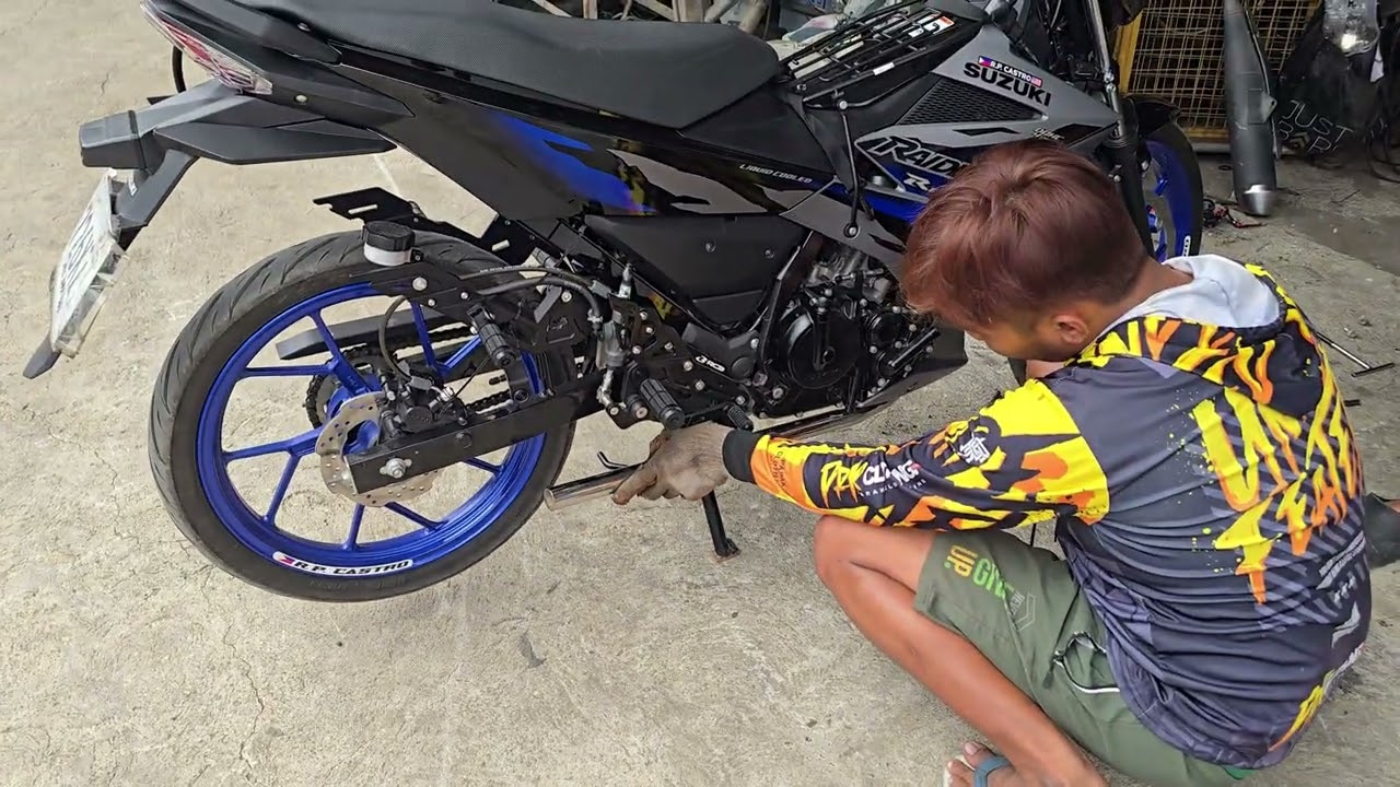 EXOS X-6 exhaust system pang Suzuki Raider 150 fi |nag pagawa nang Elbow Pipe nya para mailagay 2026