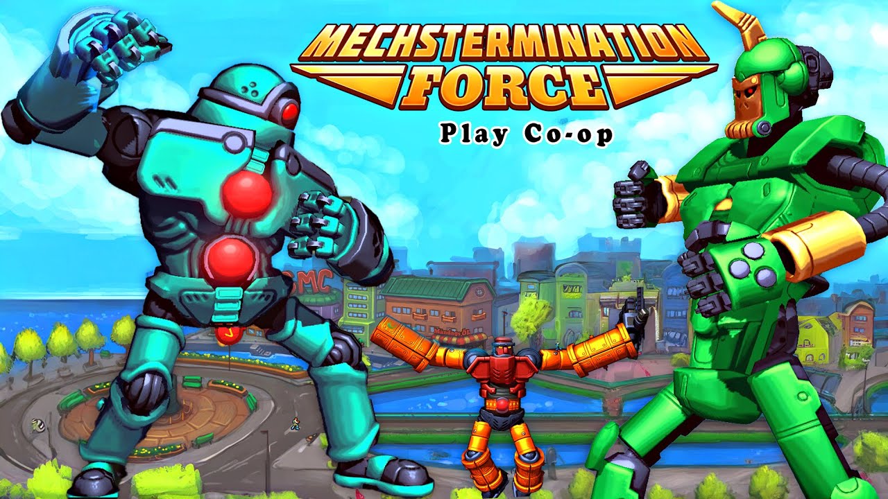 Mechstermination Force | Bosses Fight | Play Co-op | 2 Players