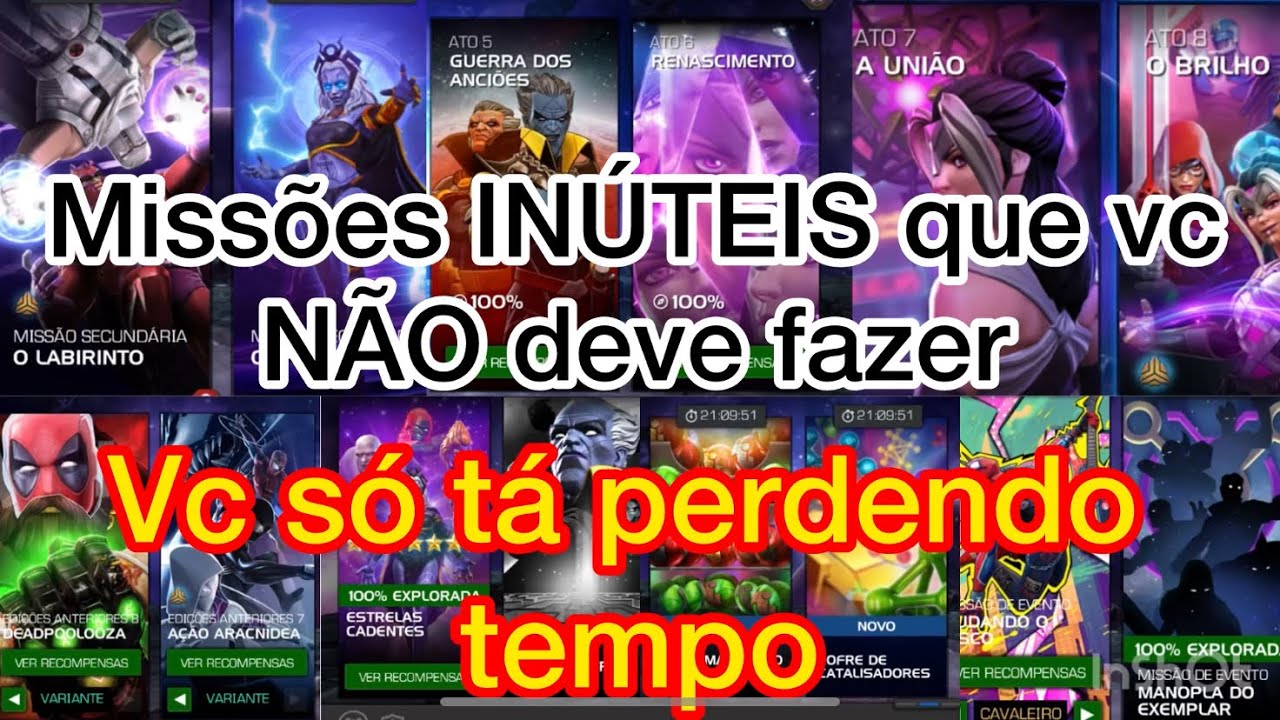 Missões INÚTEIS no MTC que vc NÃO deve fazer - Prejudica sua evolução