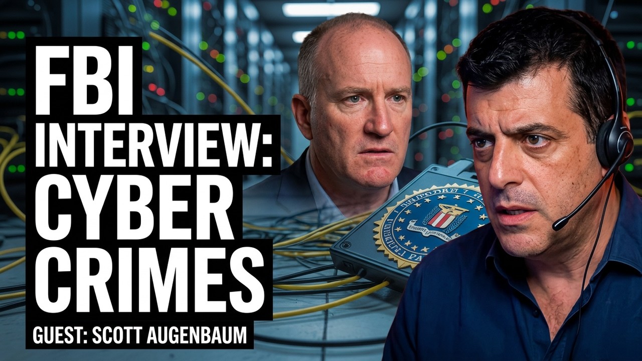 FBI vs Cyber Crime. EXCLUSIVE Scott Augenbaum Interview.