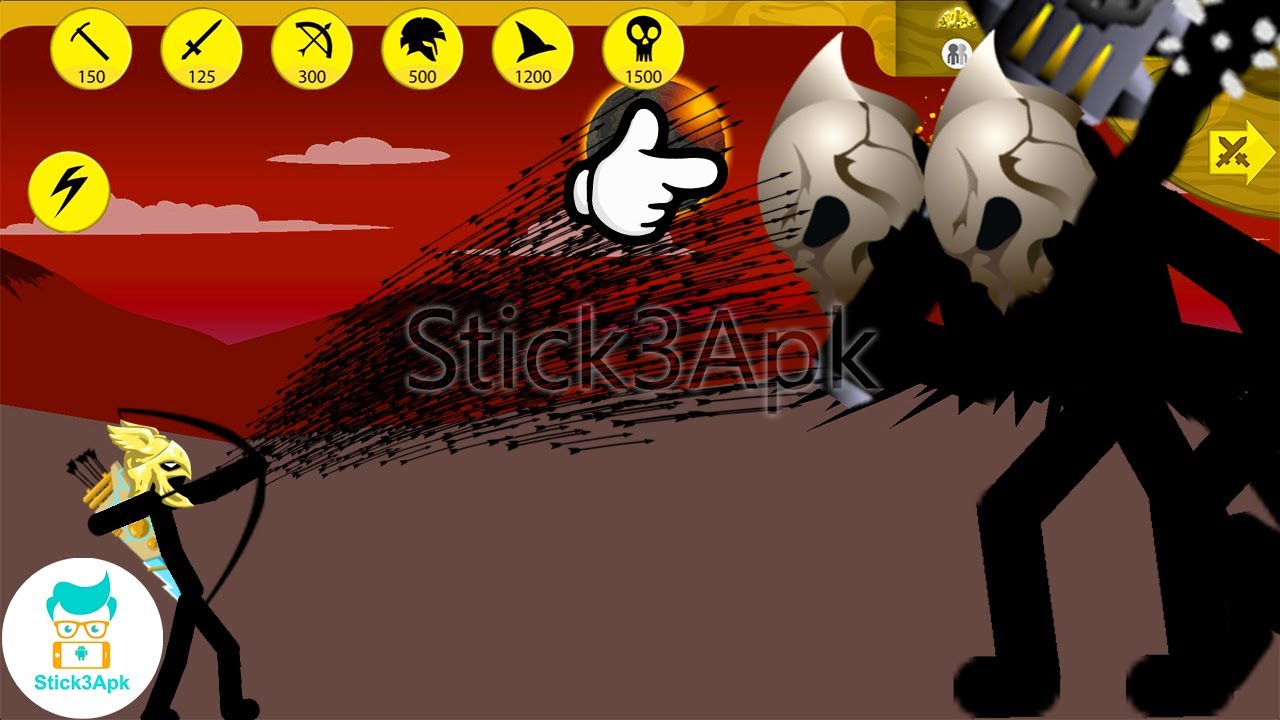 VOLTAIC KYTCHU ARCHIDON vs DOUBLE FINAL BOSS WITH x999999 ARROWS | Stick War Legacy Mod | Stick3Apk