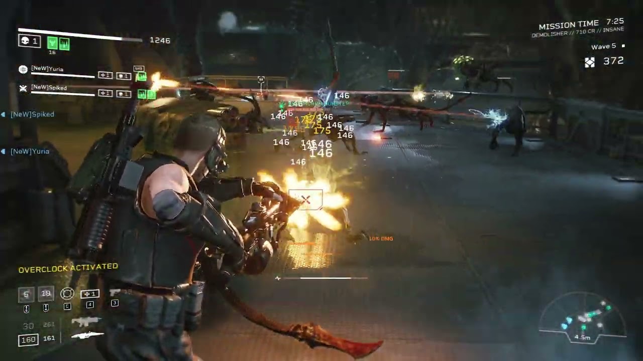 Aliens Fire Team Elite | Horde Mode | Insane Difficulty | Demolisher - Gameplay