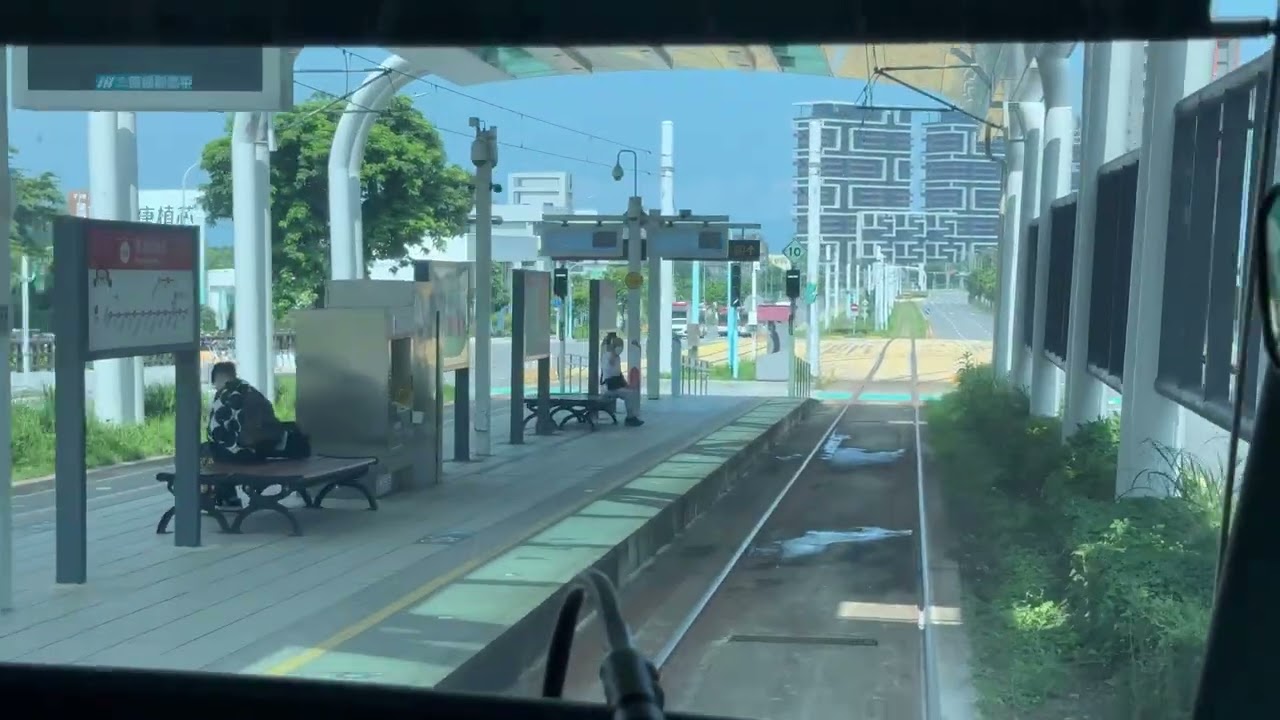 Open淡海機廠-走進輕軌的秘密 新北捷運 淡海輕軌 淡海機廠參觀導覽 活動直達專列 紅樹林-淡海機廠 縮時攝影 路程景