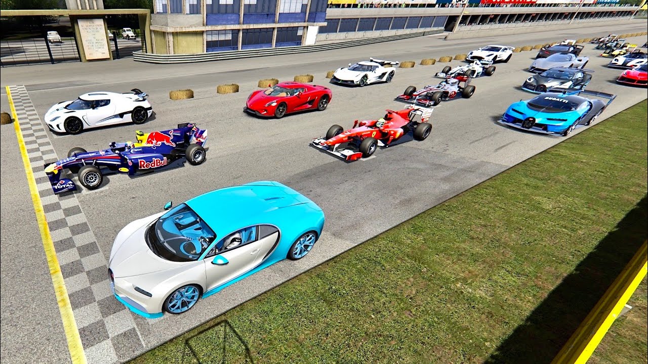 F1 2010 Cars vs Hypercars - Highlands