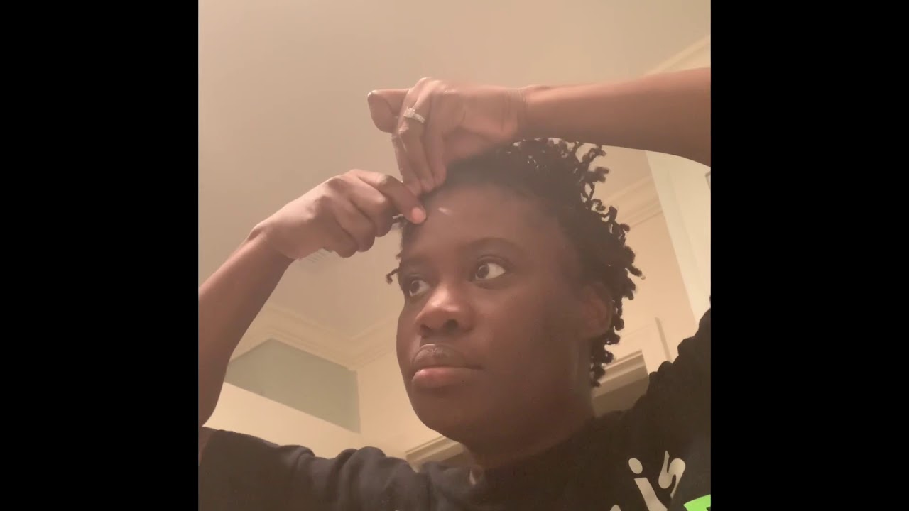 Short Sisterlock Hair Tutorial #1