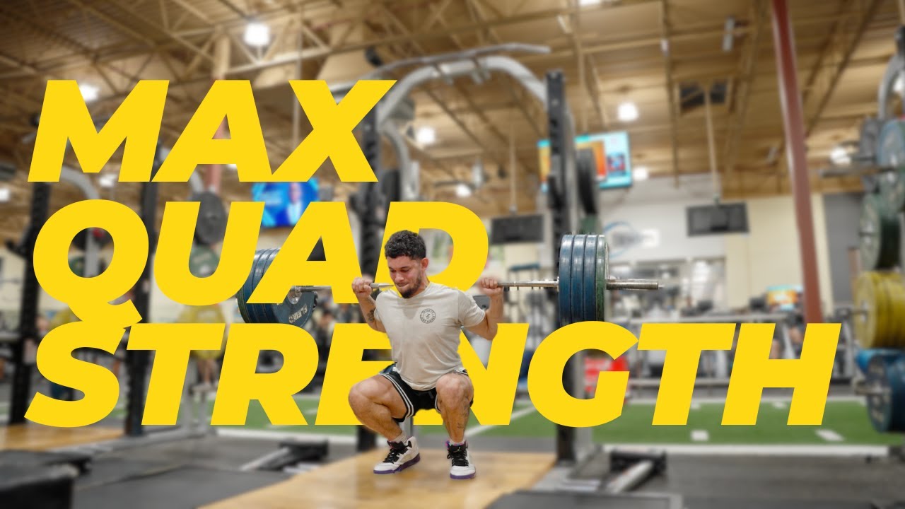 Highest jumper ever tries squatting on toes for stronger quads: Day 63