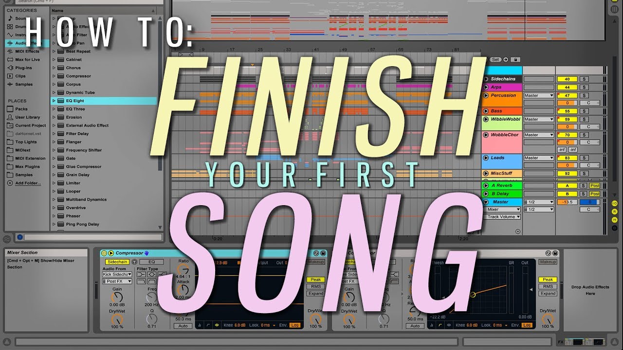 How to FINISH Your First Song // EDM Production Tutorial