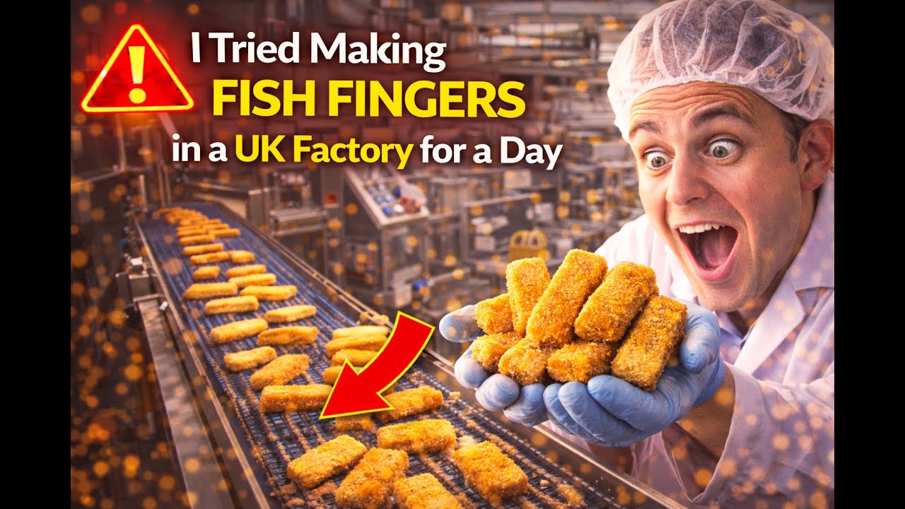 I Tried Making FISH FINGERS in a UK Factory for a Day