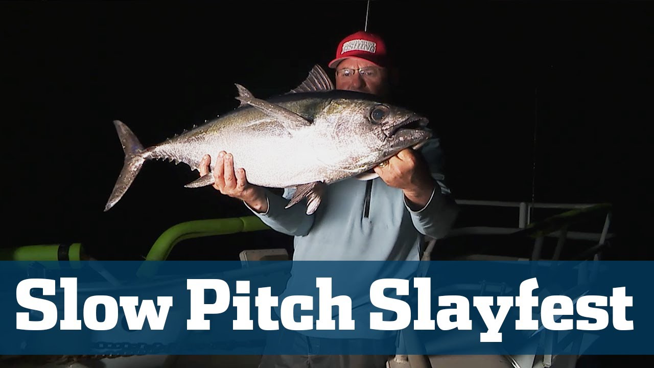 Slow Pitch Jigging Part 1 of 2 - Florida Sport Fishing TV - Non Stop Action