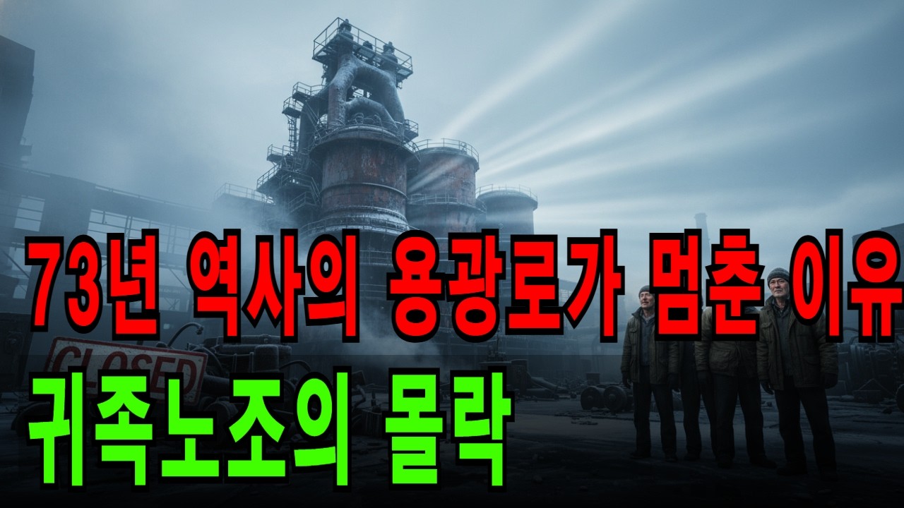 연봉 1억에서 백수로 전락한 철강회사의 충격적 진실
