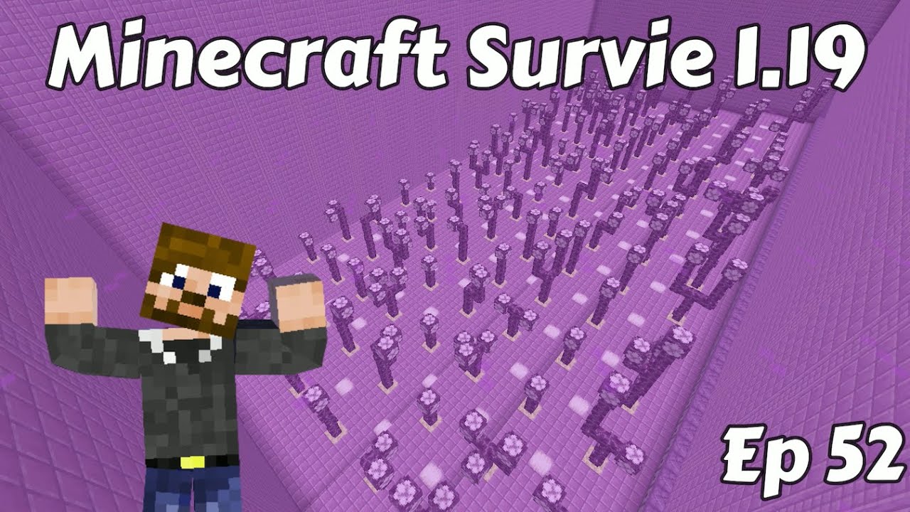 [Ep52] DOUBLE FERME À CHORUS — Survie Minecraft 1.19