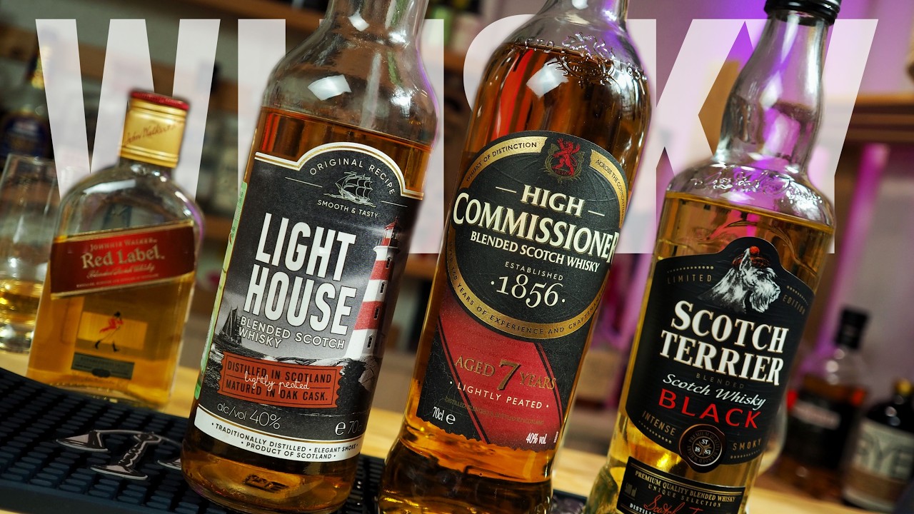Виски с ДЫМКОМ Blended Scotch Whisky - Lighthouse, High Commissioner, Scotch Terrier Black