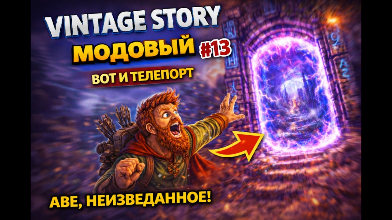 🔥 Vintage Story МОДОВЫЙ МИР #13 — Вот и телепорт