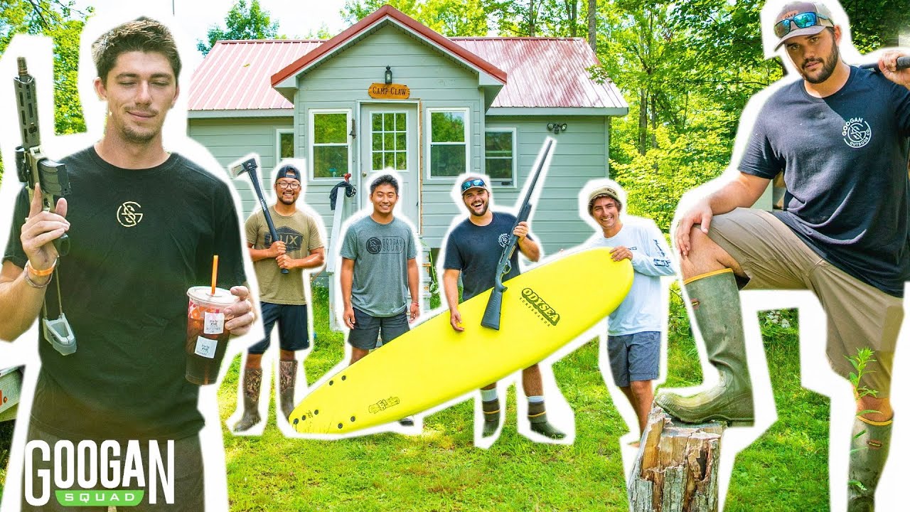 Googans EXPLORE Jon B’s BACKWOODS CABIN (FULL TOUR)