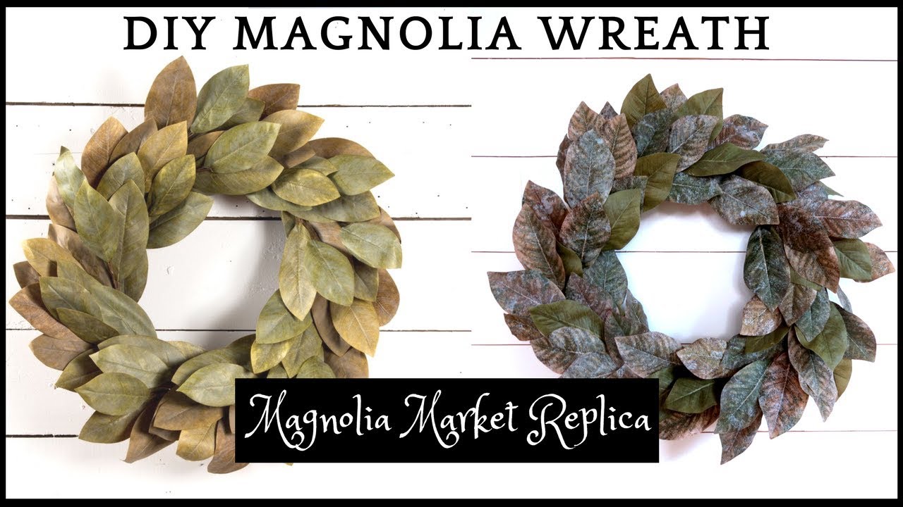 MAGNOLIA MARKET REPLICA | DIY MAGNOLIA WREATH