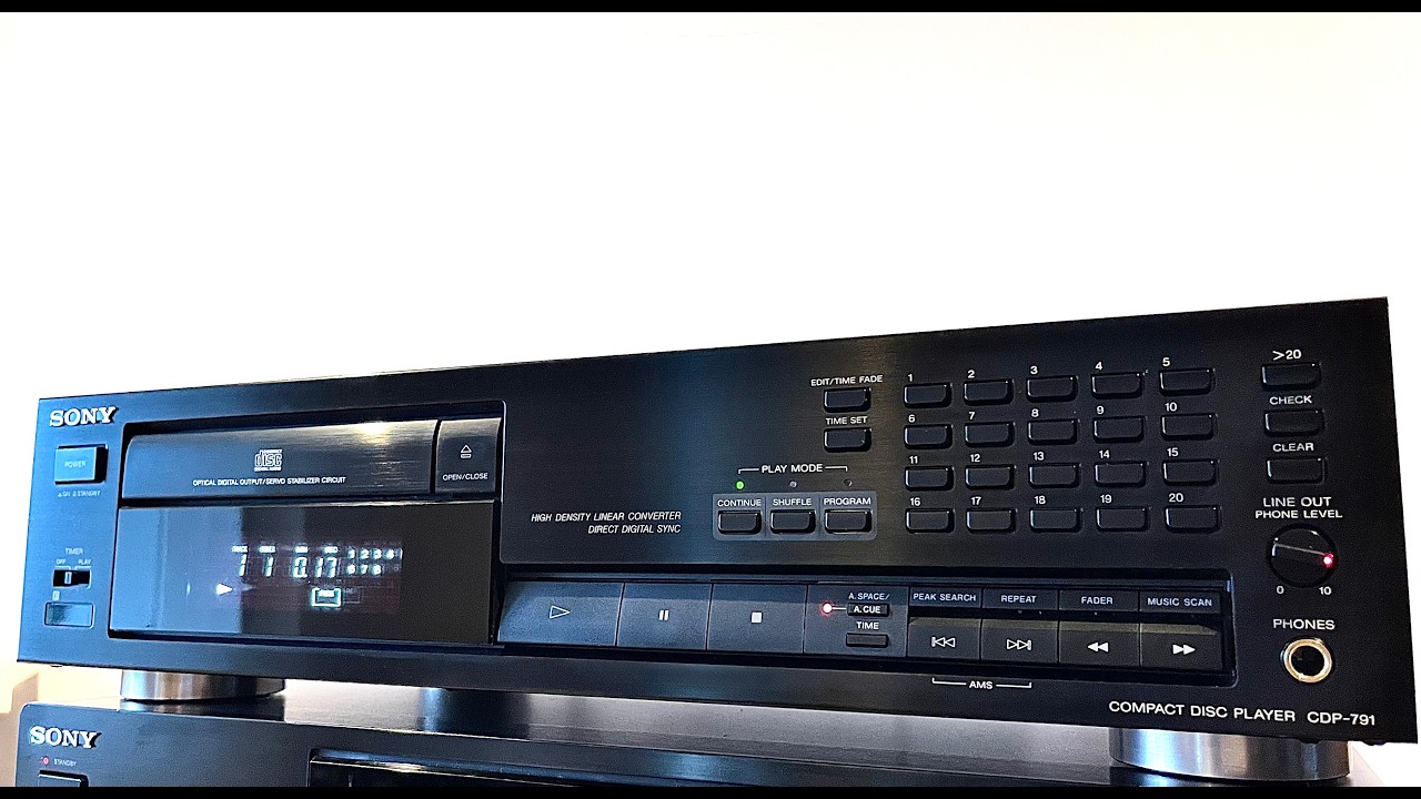 SONY CDP-791 CD PLAYER - CIRCA 91