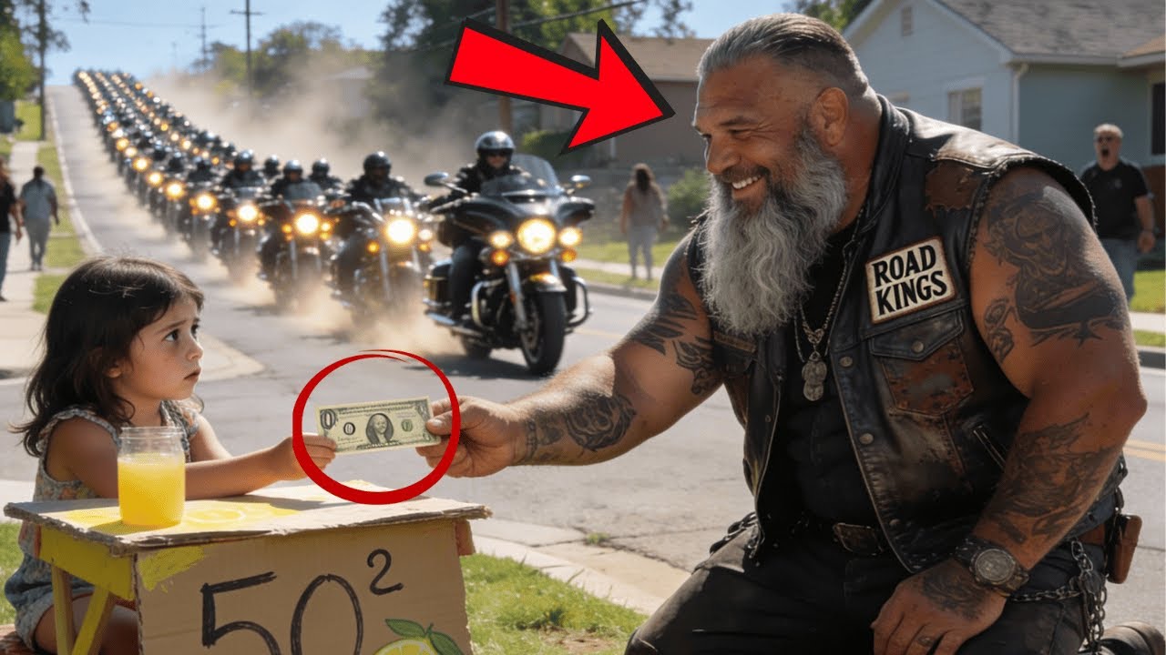 No One Bought Her Juice. Then 100 Bikers Arrived To Change Her Life!