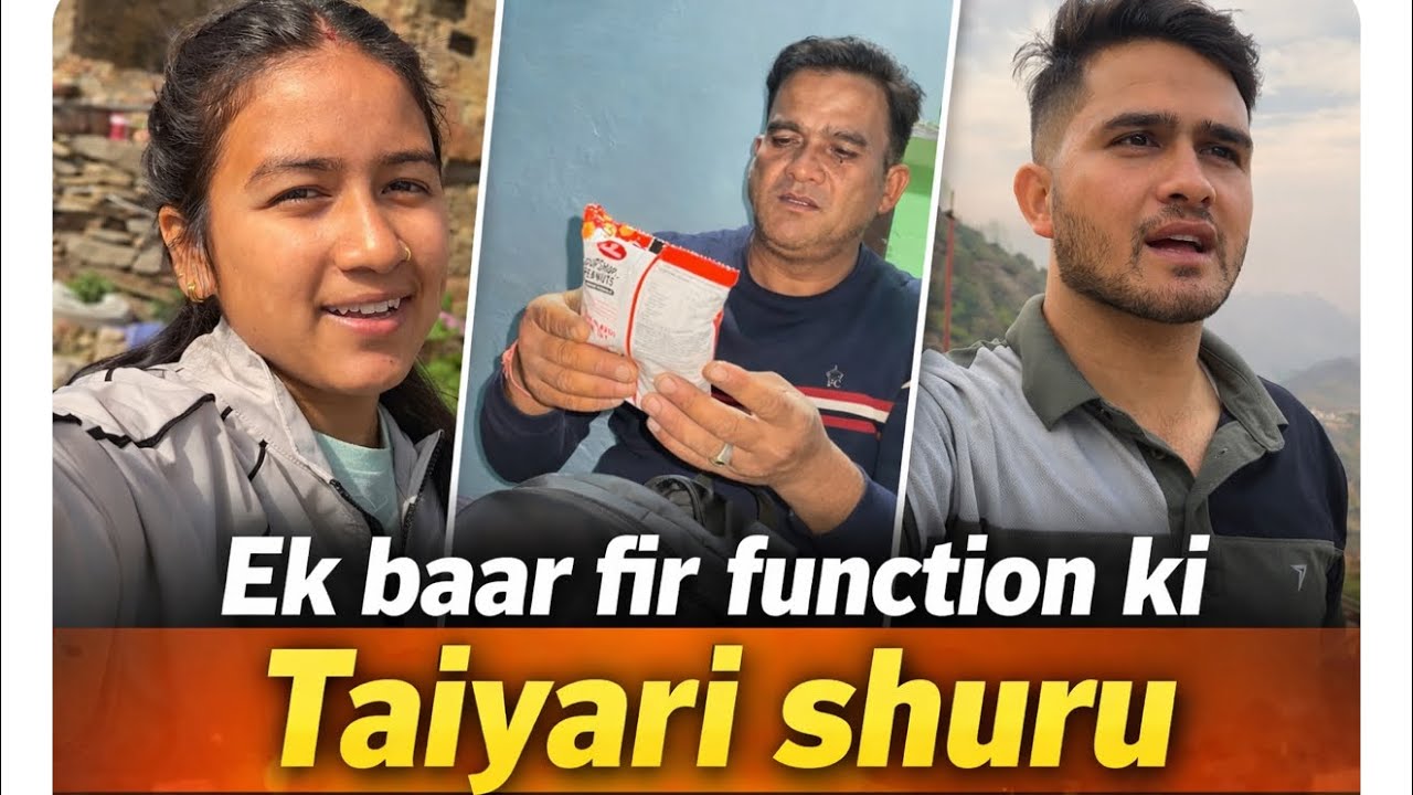 अब दूसरे function की जिमेदारी ||आज से नया काम शुरू ||tarahul vlogs ||