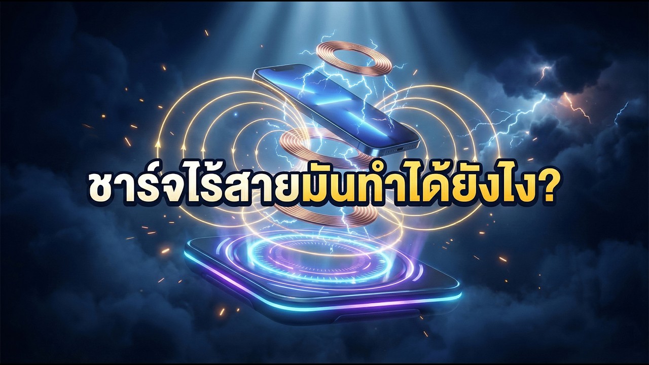 ชาร์จไร้สายทำงานยังไง? วิทยาศาสตร์ที่ซ่อนอยู่ใต้แท่นพลาสติกบางๆ | ปริศนารอบตัว
