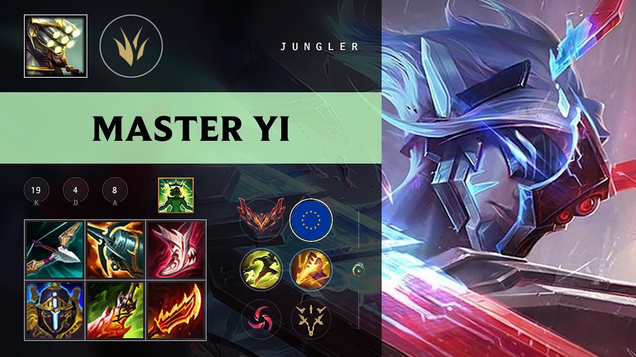 Master Yi Jungle vs Jax - EUW Grandmaster Patch 26.10