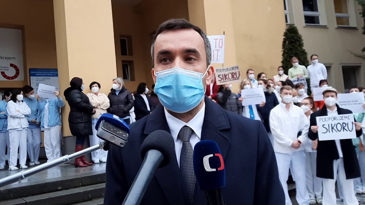 Solidarni z Sikorą - Happening przed Szpitalem Trzyniec