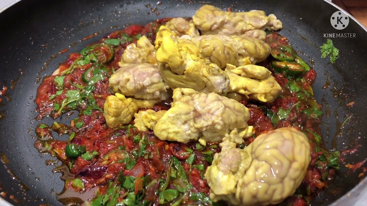 Magaz Masala Brain Fry Bheja Recipe طرز تهیه مغز