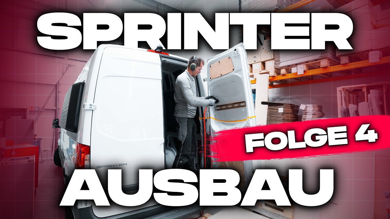 Fenster einbauen, Dämmung & Folierung 🚐 Mercedes Sprinter Ausbau – Teil 4 | CAMPERMEYER