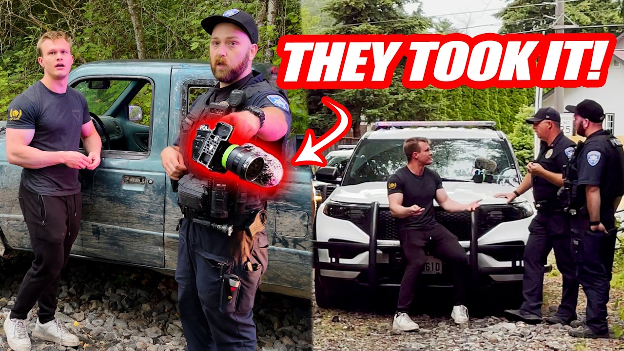 ANGRY TACOMA POLICE STEAL MY CAMERA & THREATEN ARREST!
