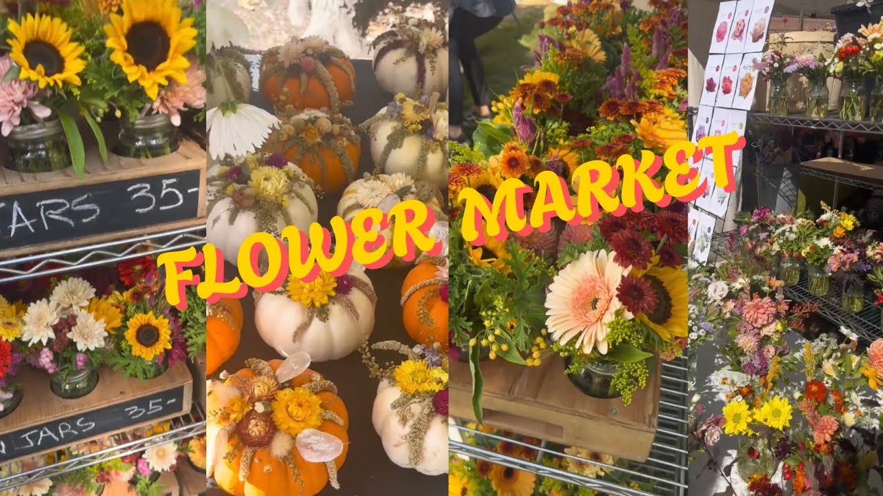Take a look at Toronto flower market !! 