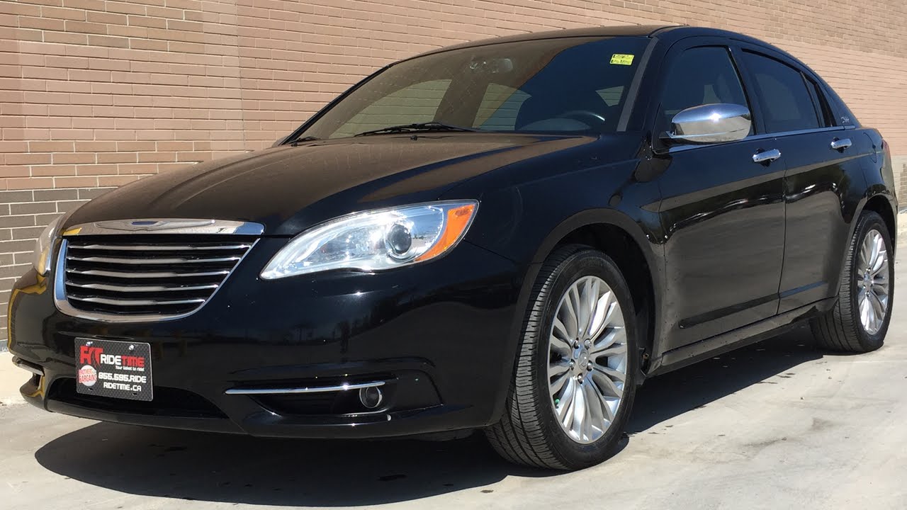 2012 Chrysler 200 Limited - Sunroof, 3.6L V6, Dual Rear Exhaust, Media Center CD/DVD/HDD