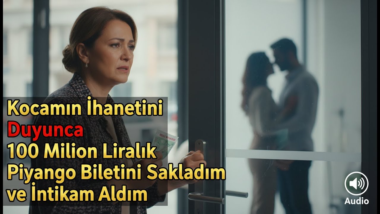 Kocamın ofisinde duyduğum ihanet sesleri, 100 milyon liralık piyangoyu saklamama ve hayatını