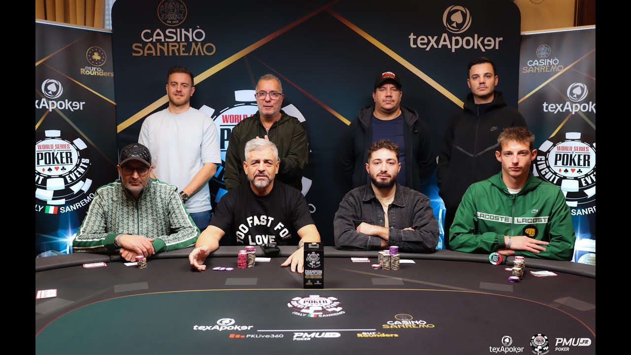 🏆 Final Table €1,500 Main Event WSOP Circuit Sanremo 2025 💍