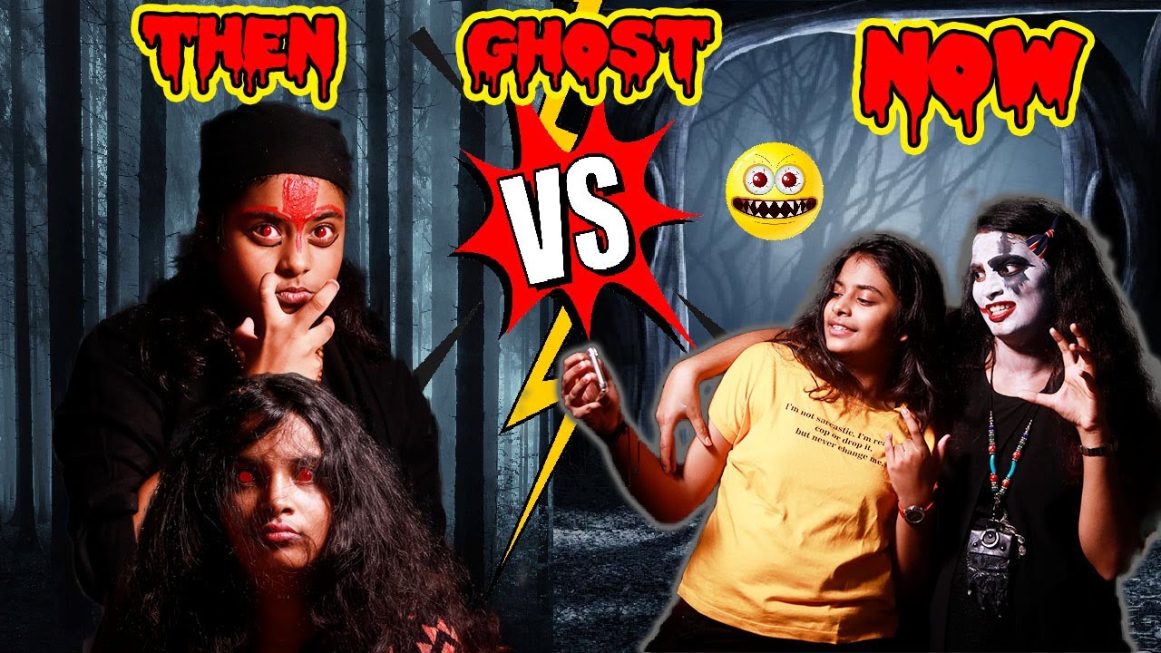 GHOST THEN VS NOW l Funny HORROR Stories l Comedy Horror l Ayu And Anu Horror Stories
