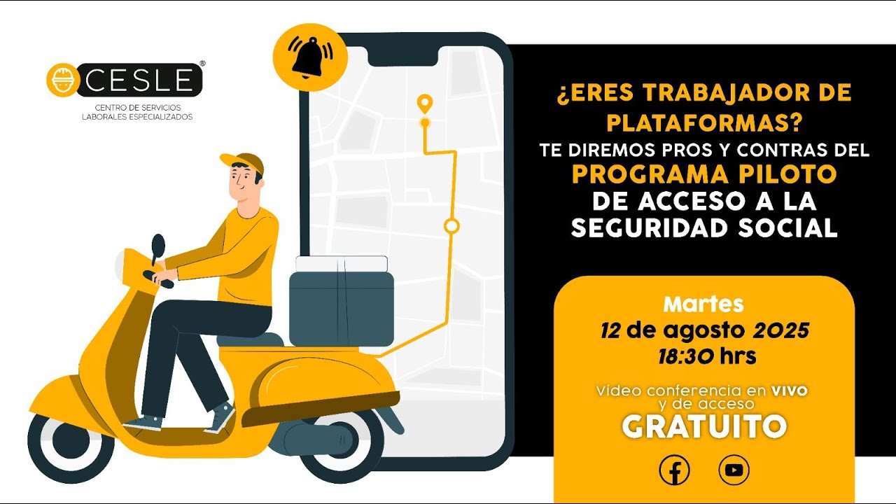 ¿Eres trabajador de Plataformas Digitales? Te diremos Pros y Contras del Programa Piloto
