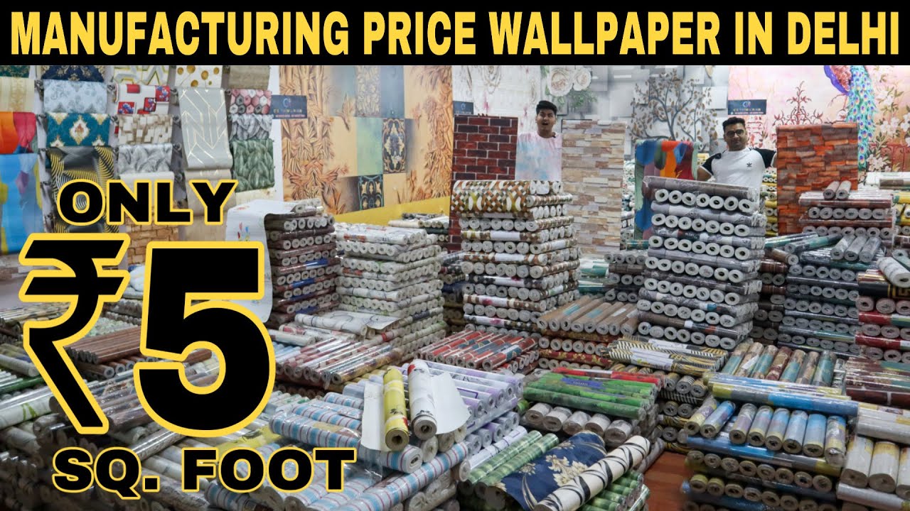 India's Biggest Wallpaper Warehouse || Customised Wallpaper king || Prateek Kumar