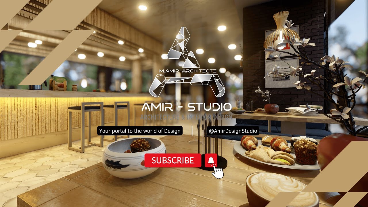 Architectural Animation Showreel 2023 | Interior Coffee Shop | coffee shop visualization | PART 03